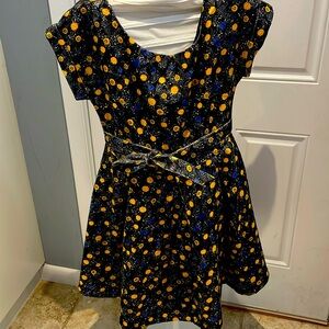 Parisian A-line dress.